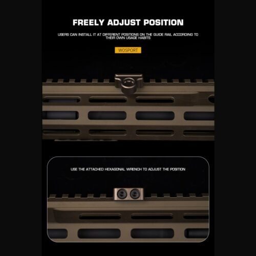 WST Picatinny Quick Detach Sling Mount - Tan