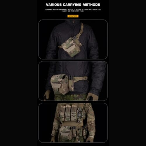 WST Fanny Pack Molle Adapter Panel , Small (4 Rows) - Coyote