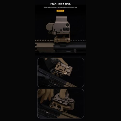 WST RIS Picatinny Riser Mount (E style) - Tan