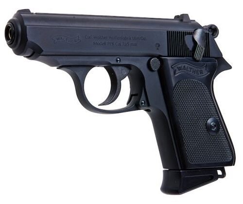 Maruzen Walther PPK/S black plastic blowback gas gun