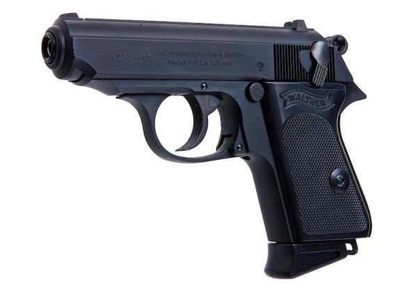 Maruzen Walther PPK/S black plastic blowback gas gun