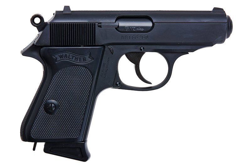Maruzen Walther PPK/S black plastic blowback gas gun