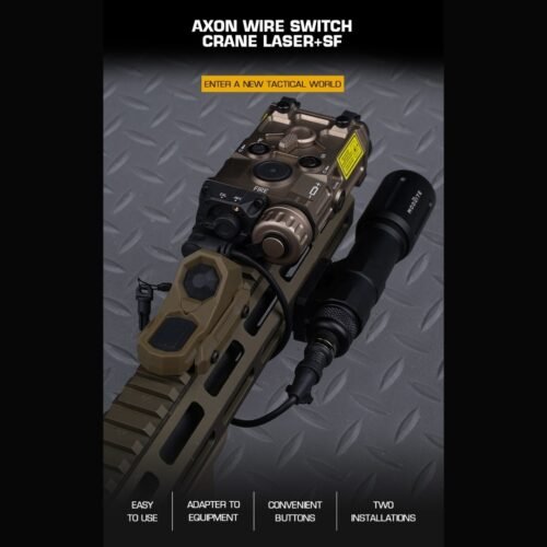 62120 WST Dual Switch - AXON, CRANE PLUG and SF Connectors - Black