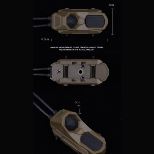 62122 WST Dual Switch - AXON, CRANE PLUG and SF Connectors - Black