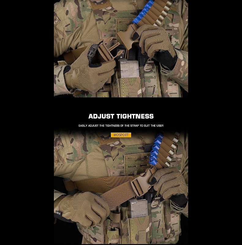 WST Bandolier Belt for 16 pcs 40mm Grenade Shell - Coyote