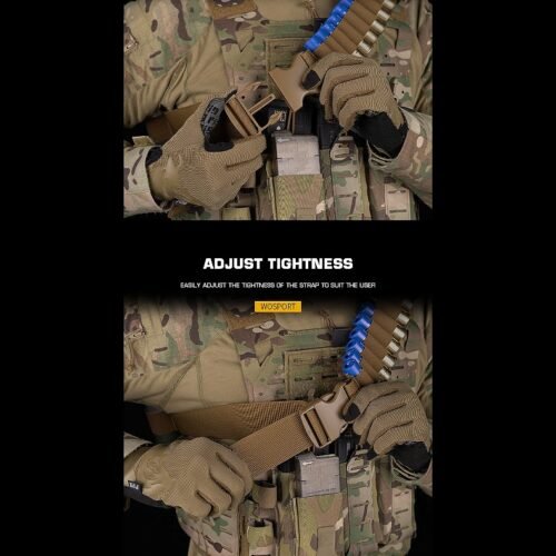 WST Bandolier Belt for 16 pcs 40mm Grenade Shell - Black