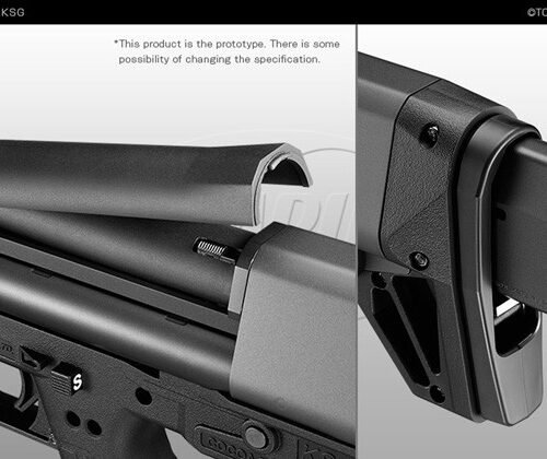 TM Gas GNB Shotgun KSG, 3/6 shots - Black