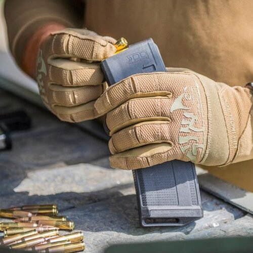 HELIKON Range Tactical Gloves - PenCott(R) WildWood(TM) / Coyote A