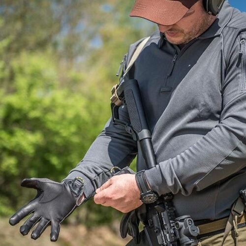 62554 HELIKON RANGEMAN Shooting Gloves - Coyote