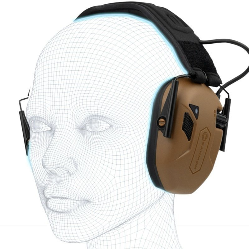 EARMOR M300T Bluetooth Electronic Hearing Protector - Coyote Brown