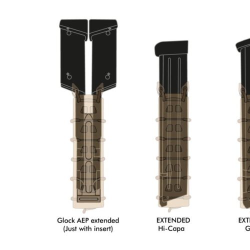 Novritsch Open MOLLE SMG Mag Pouch - ACP