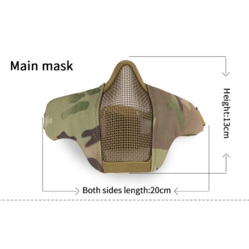 62774 WST MINI Steel Mesh Mask, Children / Ladies - Tan