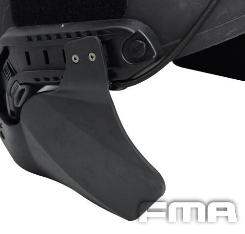 FMA Side Cover Ear Protectors for ARC Helmet Rail (FAST / MICH) - Black