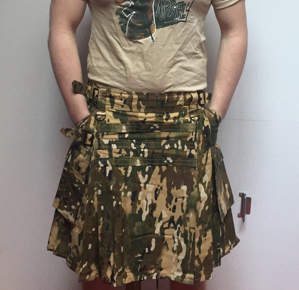 62980 ANAREUS Tactical Kilt - MultiCamouflage