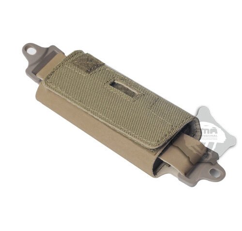 FMA Helmet Balancing Rear Pouch with Weight Blocks - Tan