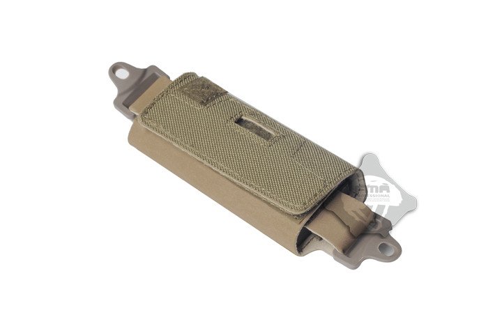 FMA Helmet Balancing Rear Pouch with Weight Blocks - Tan