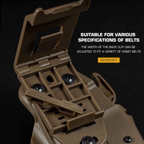 63080 WST Universal Belt Holster GB35 for Full Size Pistols, Left Hand - Tan