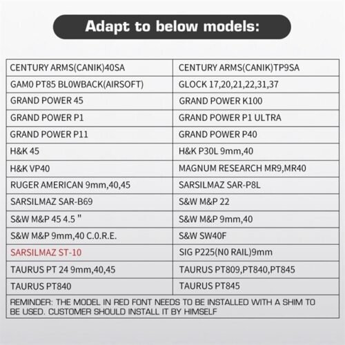 WST Universal Belt Holster GB35 for Full Size Pistols, Left Hand - Green