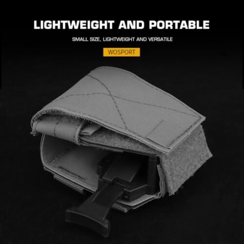 63124 WST Universal Pistol Holster GB-80, Right - MC Black