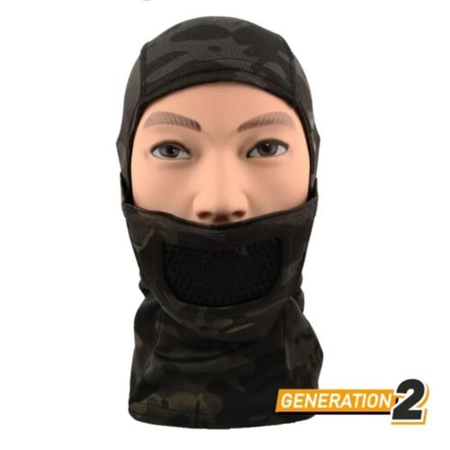 CYGNUS ARMORY Fullface Warrior Balaclava Gen2 - MC Black