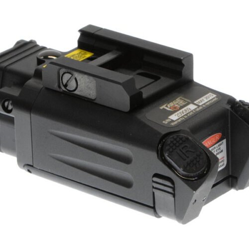 FMA DBAL-PL Tactical LED Flashlight (Red/IR Laser), CNC Aluminum - Black