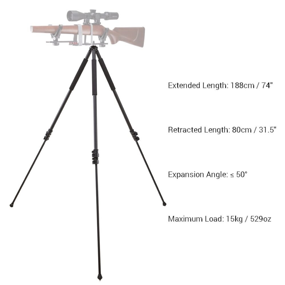 63471 VO Rifle Stand BBS V MOUNT TRIPOD - Black