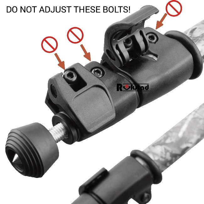 63473 VO Rifle Stand BBS V MOUNT TRIPOD - Black