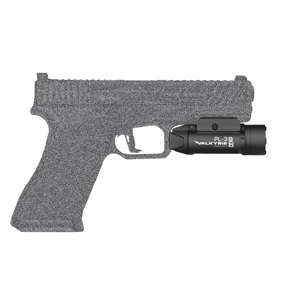 OLIGHT Pistol Flashlight Valkyrie PL-3R 1500 lm - Black
