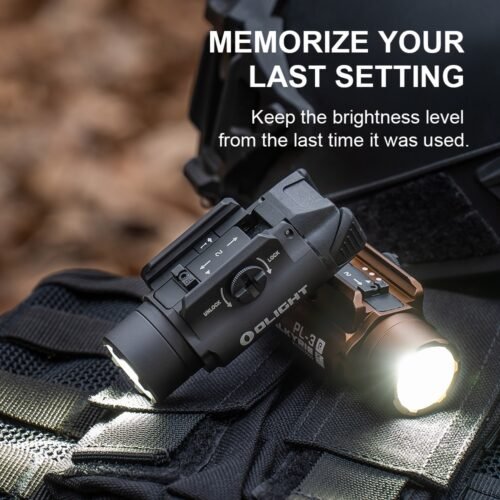 OLIGHT Pistol Flashlight Valkyrie PL-3R 1500 lm - Black