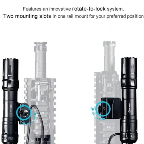 63842 OLIGHT Rifle Flashlight ODIN 2000 lm, RIS Mount - Black