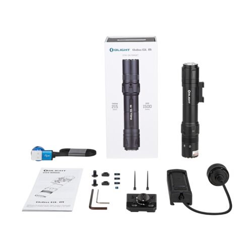 OLIGHT Rifle Flashlight ODIN GL-M (Green Laser) 1500 lm, M-LOK Mount - Black