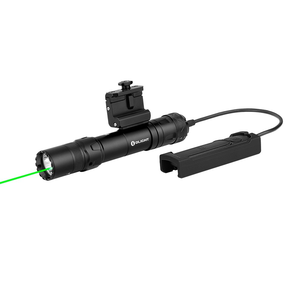 OLIGHT Rifle Flashlight ODIN GL (green laser) 1500 lm, RIS Mount - Black