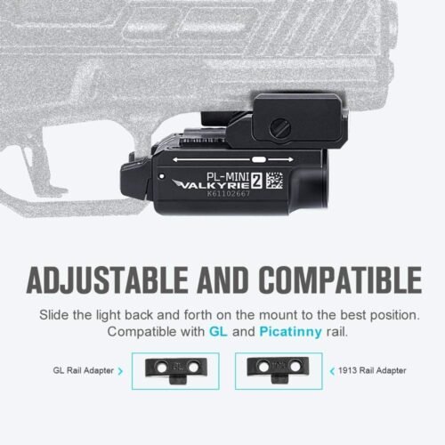 OLIGHT Pistol Flashlight Valkyrie PL-Mini 2 600 lm - Black
