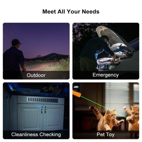 64034 OLIGHT Flashlight ARKFELD Pro UV 1300 lm, Green Laser - Black