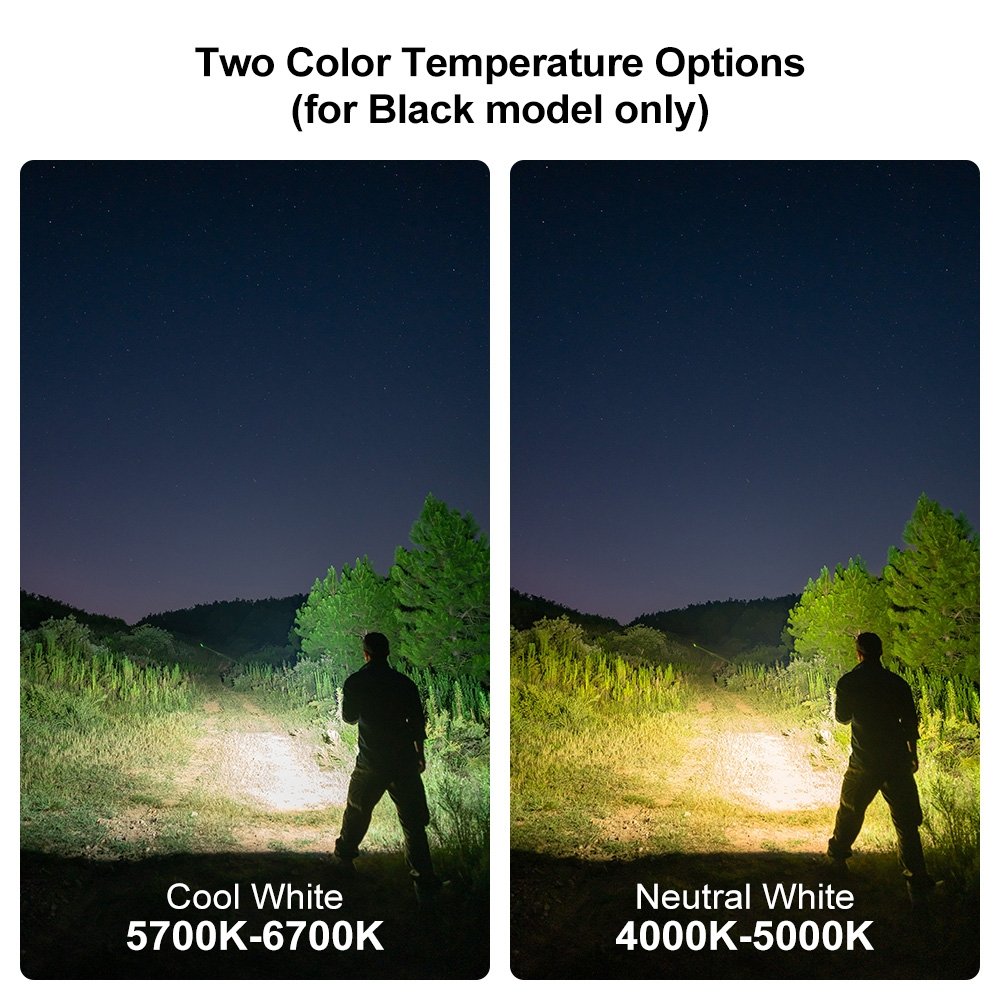 64036 OLIGHT Flashlight ARKFELD Pro UV 1300 lm, Green Laser - Black