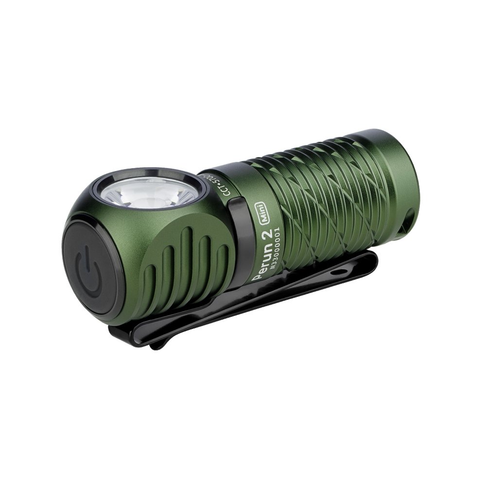 OLIGHT Rechargeable Headlamp PERUN 2 Mini CW 1100 lm - Green