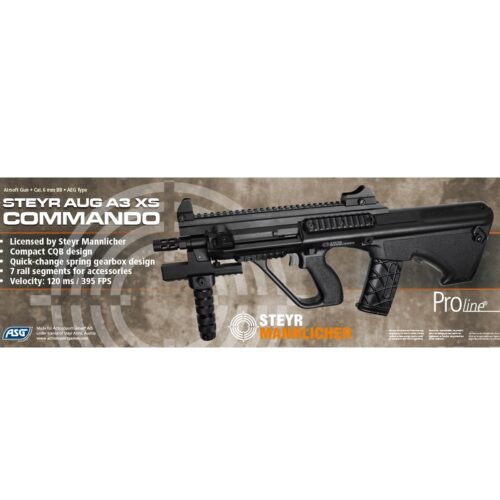 ASG Steyr AUG A3 XS COMMANDO - Black