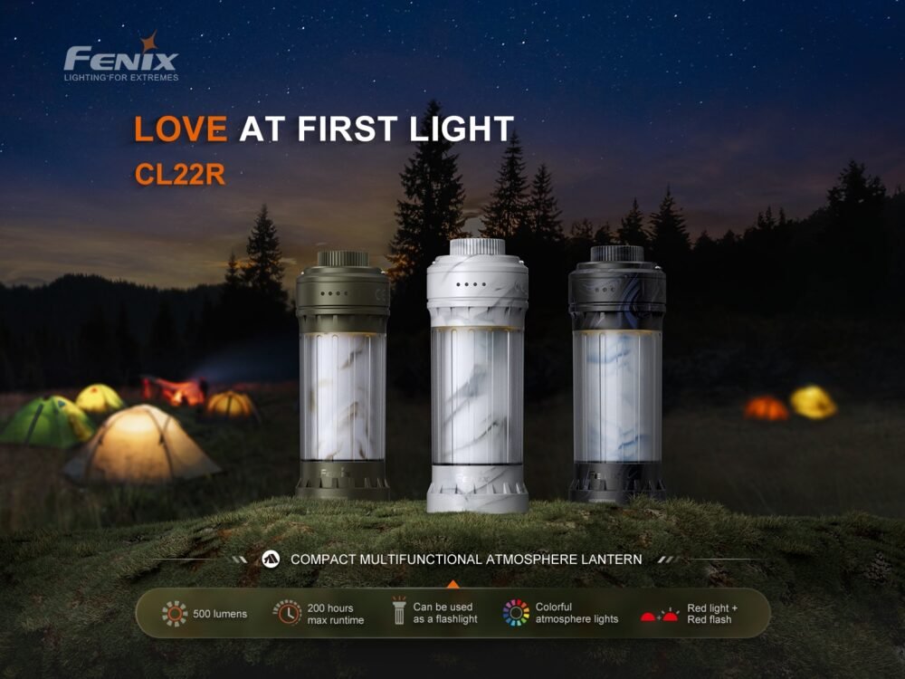 64294 FENIX Rechargeable Lantern CL22R - White
