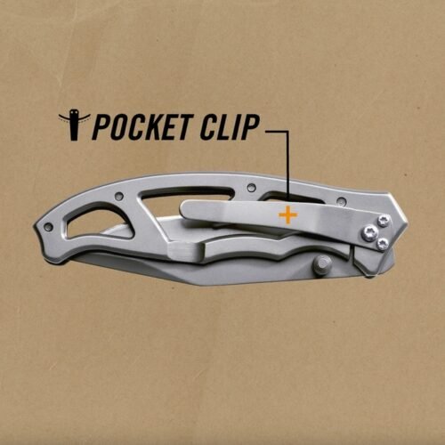 Gerber Paraframe II Folding Knife, Fine Edge - Silver