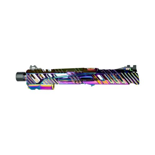 CTM CNC Aluminum Slide SUPERLINE Split Slide TM Hi-Capa 5.1 - Chameleon (Electroplated)