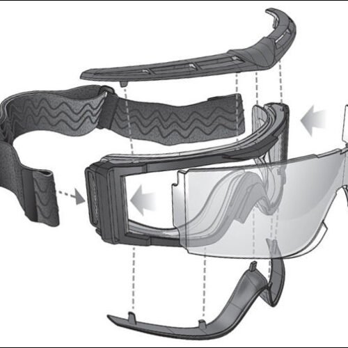 Bolle X810 Tactical Goggles - Black