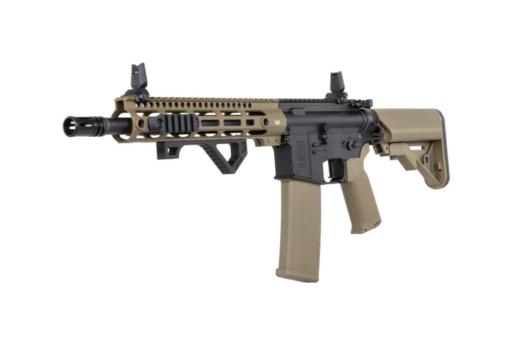 SA M4 Carbine M-LOK (SA-P20 Prime(TM) Aster II ETU) with Brushless Motor - Black/Tan