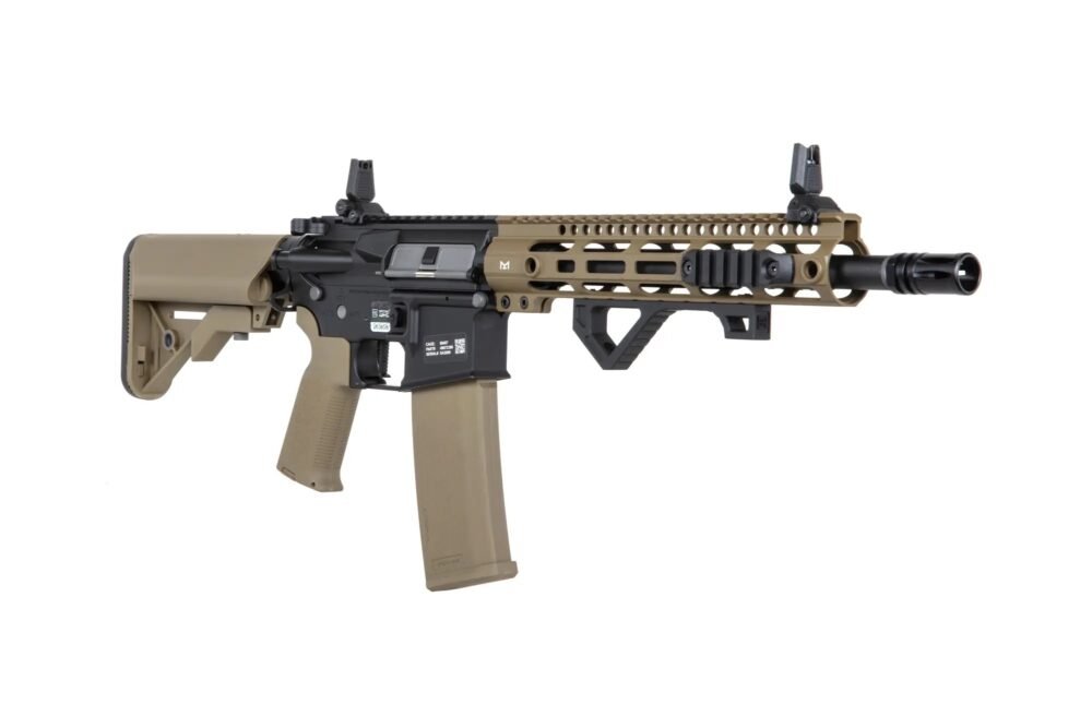 SA M4 Carbine M-LOK (SA-P20 Prime(TM) Aster II ETU) with Brushless Motor - Black/Tan
