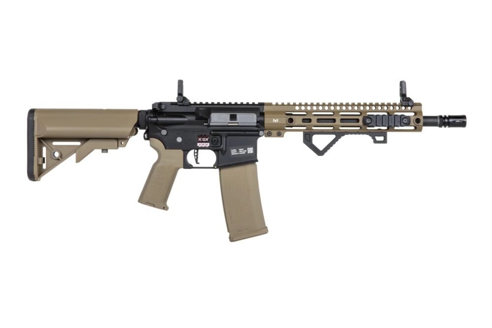 SA M4 Carbine M-LOK (SA-P20 Prime(TM) Aster II ETU) with Brushless Motor - Black/Tan