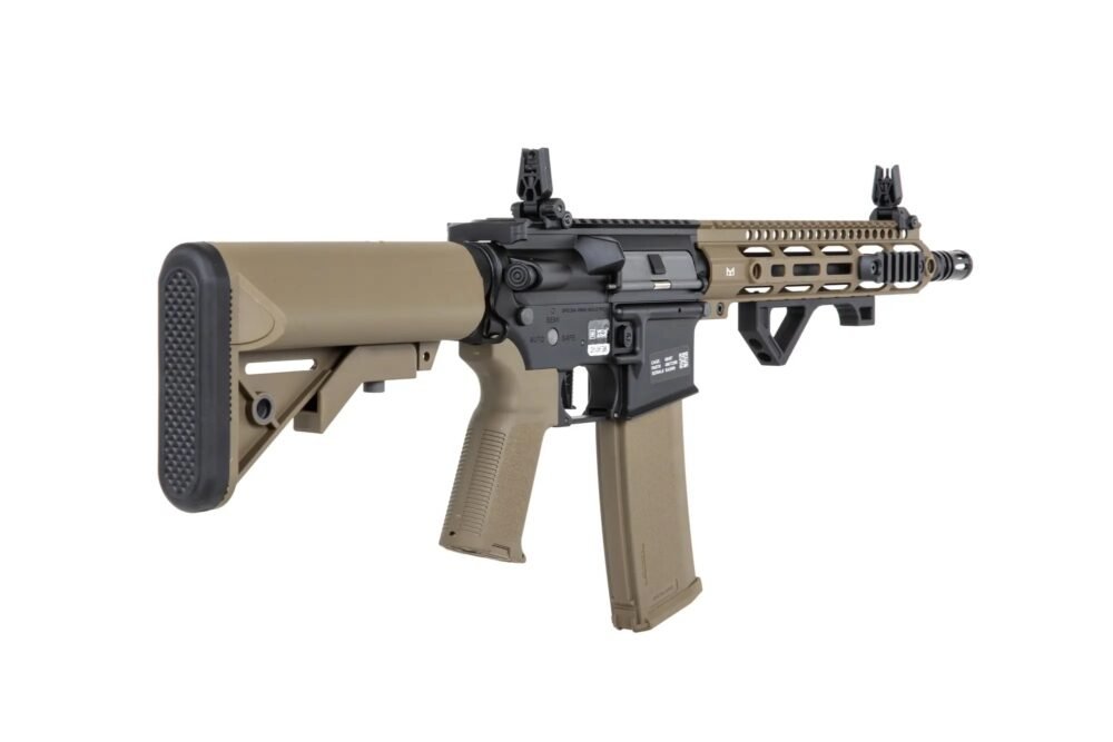 SA M4 Carbine M-LOK (SA-P20 Prime(TM) Aster II ETU) with Brushless Motor - Black/Tan