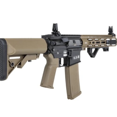 SA M4 Carbine M-LOK (SA-P20 Prime(TM) Aster II ETU) with Brushless Motor - Black/Tan