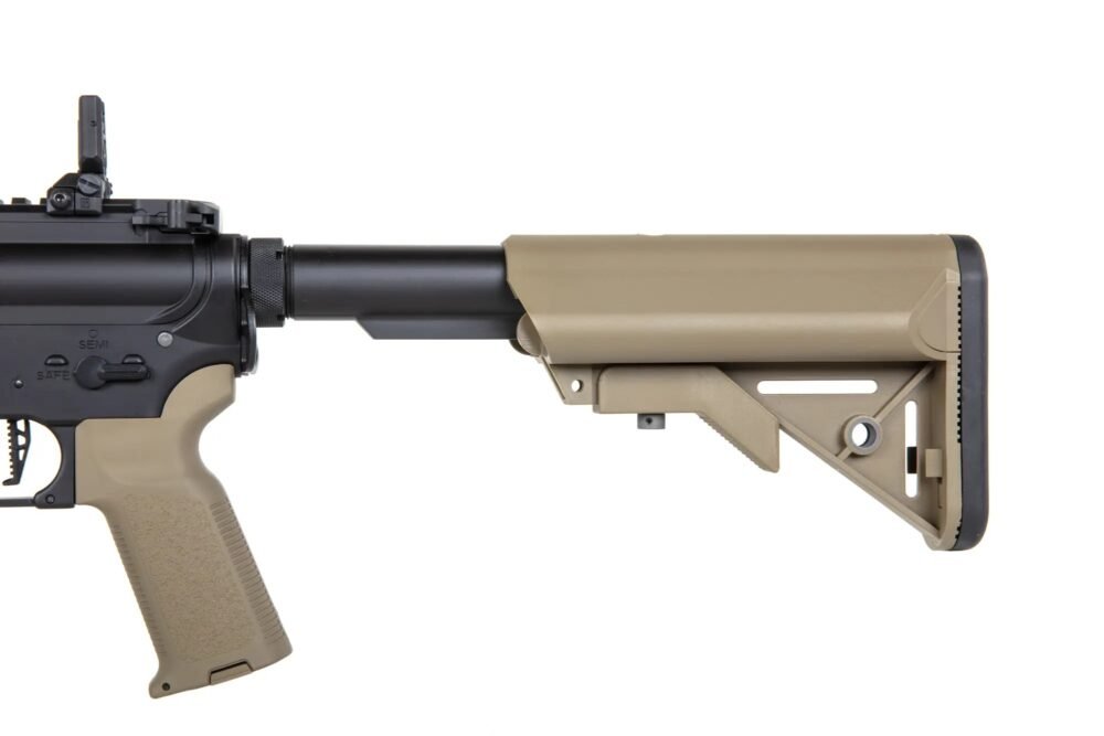 SA M4 Carbine M-LOK (SA-P20 Prime(TM) Aster II ETU) with Brushless Motor - Black/Tan