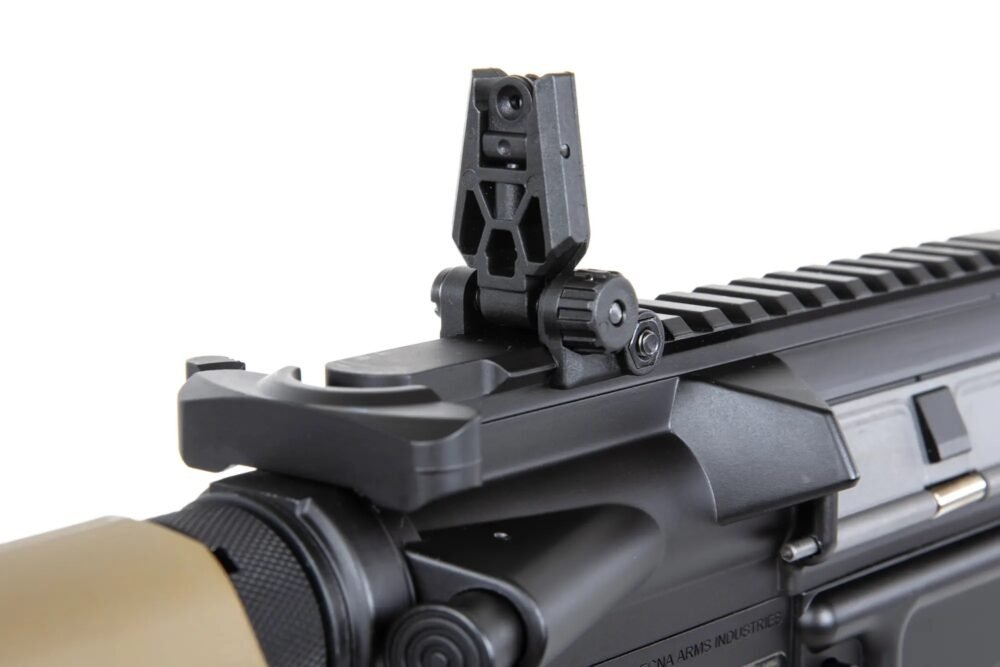SA M4 Carbine M-LOK (SA-P20 Prime(TM) Aster II ETU) with Brushless Motor - Black/Tan