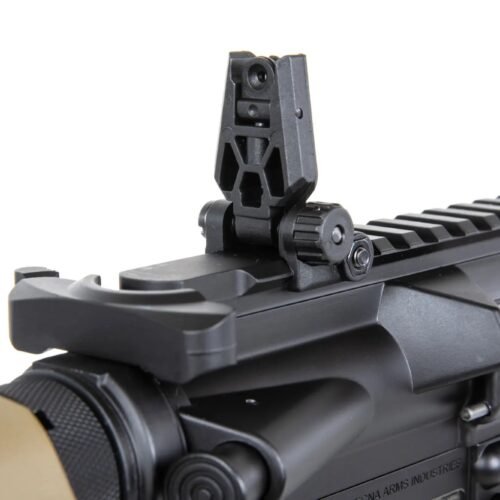 SA M4 Carbine M-LOK (SA-P20 Prime(TM) Aster II ETU) with Brushless Motor - Black/Tan
