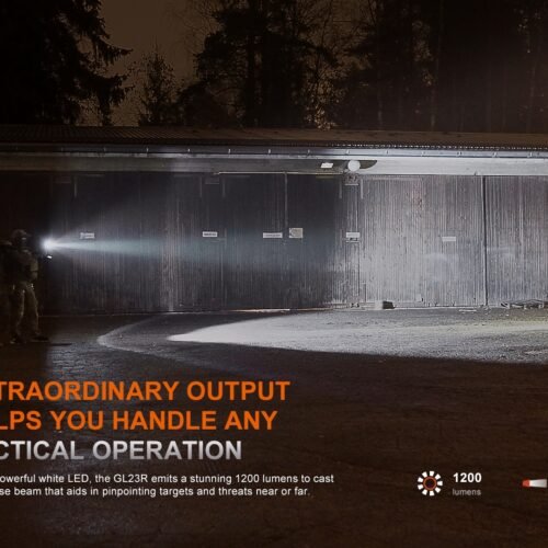 FENIX GL23R TACTICAL LIGHT WITH Green LASER SIGHT